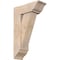 Ekena Millwork Traditional Traditional Smooth Bracket w/ Offset Brace, Douglas Fir, 7 1/2"W x 20"D x 32"H BKT0806X20X32TRA01SDF - alternate 1
